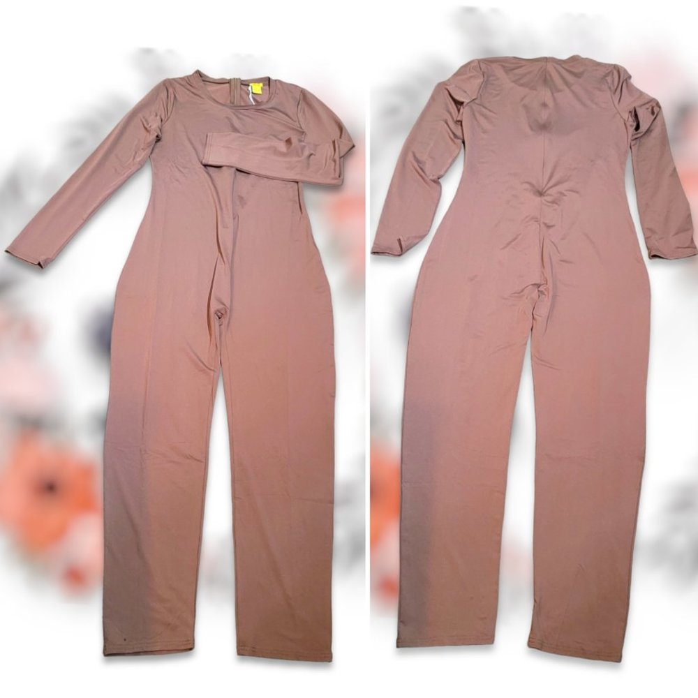 🆕️ Mocha Brown Plus Size Body-con Bodysuit size 3X